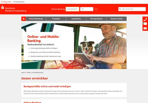 
                            7. Online- und Mobile-Banking | Sparkasse Waldeck-Frankenberg