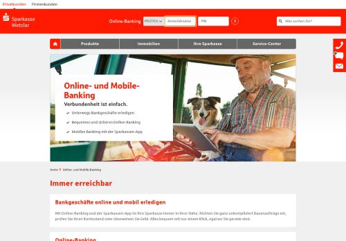 
                            3. Online- und Mobile-Banking | Sparkasse Wetzlar