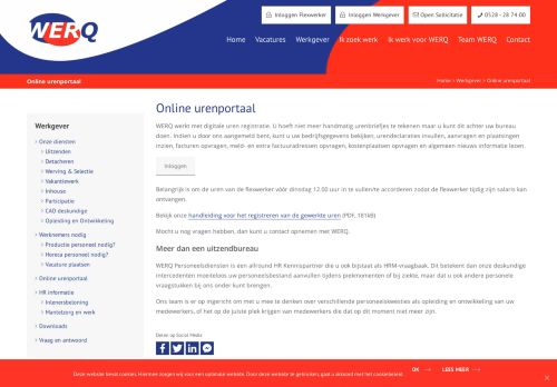 
                            10. Online urenportaal + Flexwrapp - WERQ.nl