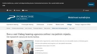 
                            11. Online uvid u Vaš leasing ugovor - Usluge - Porsche Bank
