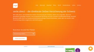 
                            8. Online Versicherung | smile.direct versicherungen