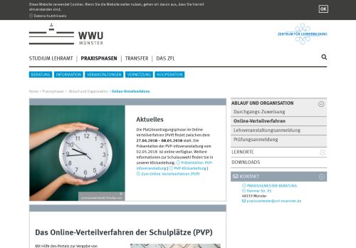 
                            10. Online-Verteilverfahren (PVP) - Universität Münster