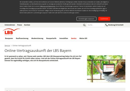 
                            4. Online-Vertragsauskunft | LBS Bayern