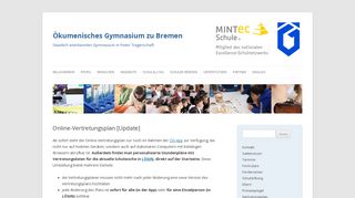 
                            5. Online-Vertretungsplan [Update] | Ökumenisches Gymnasium zu ...
