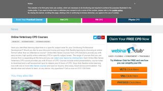 
                            5. Online Veterinary CPD Courses - CPD Solutions