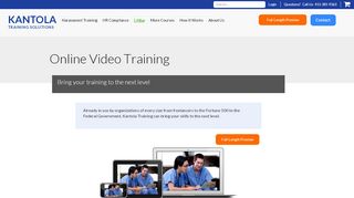 
                            3. Online Video Training - Kantola | Training Solutions