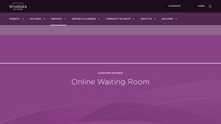 
                            8. Online Waiting Room - Tessitura Network