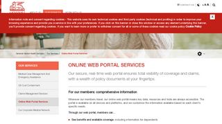 
                            9. Online Web Portal Services - Generali Global Health Services