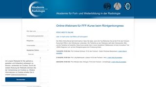 
                            2. Online-Webinare für FFF-Kurse beim Röntgenkongress | Akademie für ...