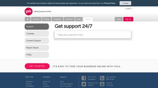 
                            5. Online Website Builder Support | Build better Websites with Yola