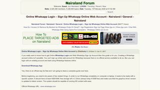 Online Whatsapp Login – Sign Up Whatsapp Online Web Account ...