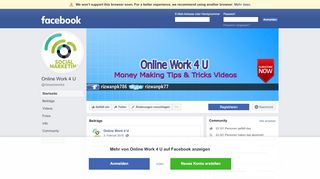 
                            6. Online Work 4 U - Startseite | Facebook