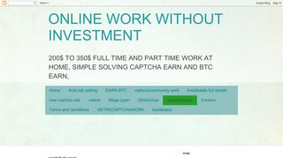 
                            8. ONLINE WORK WITHOUT INVESTMENT: captchatypers