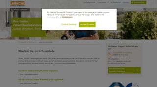 
                            2. Online-Zählerstandsmeldung für Erdgas und Ökostrom: Sicher ... - ESB