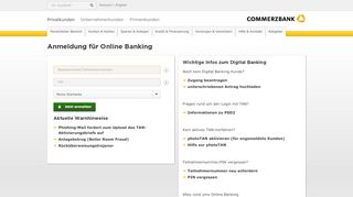
                            3. Online-Zugang - Commerzbank