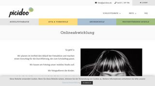 
                            2. Onlineabwicklung - Moderne Schulfotografie - picidoo