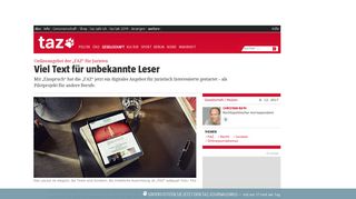 
                            9. Onlineangebot der „FAZ“ für Juristen: Viel Text für unbekannte Leser ...