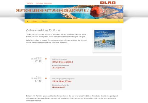 
                            6. Onlineanmeldung - DLRG Ortsgruppe Recklinghausen e.V.