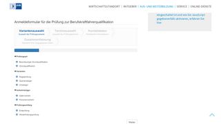 
                            3. Onlineanmeldung - IHK München