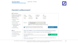 
                            1. Onlinebanking und Brokerage der Deutschen Bank - Deutsche Bank