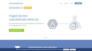 
                            1. Onlinebefunde | Laborbefunde online abfragen |