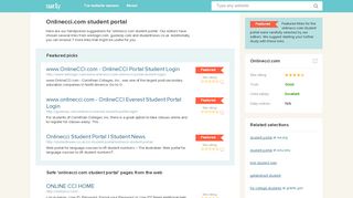 
                            1. Onlinecci.com student portal - Sur.ly