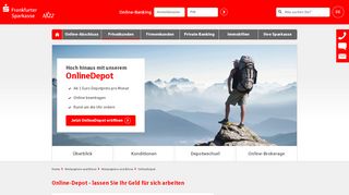 
                            12. OnlineDepot bei der Frankfurter Sparkasse