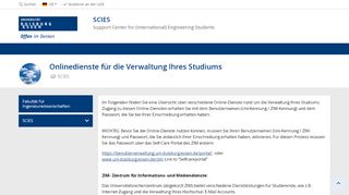 
                            11. Onlinedienste für die Verwaltung Ihres Studiums