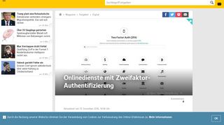 
                            1. Onlinedienste mit Zweifaktor-Authentifizierung | WEB.DE