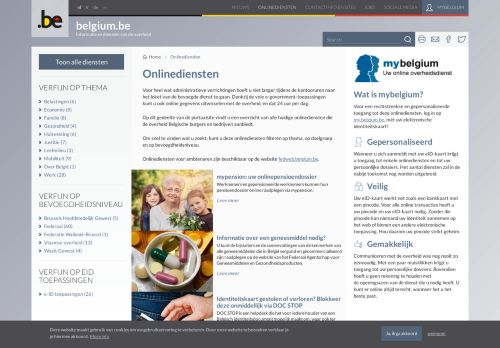 
                            5. Onlinediensten | Belgium.be