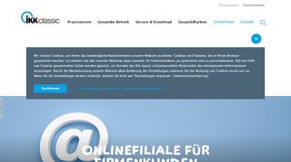 
                            9. Onlinefiliale Firmenkunden - IKK classic