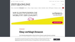 
                            10. Onlinehandel: Ebay verklagt Amazon | ZEIT ONLINE - Die Zeit