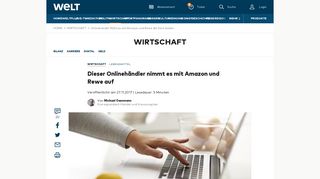 
                            5. Onlinehandel: MyEnso will Amazon und Rewe die Stirn bieten - WELT