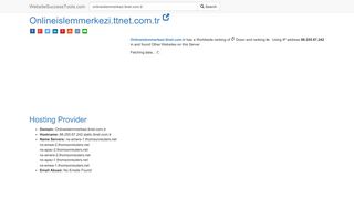 
                            9. Onlineislemmerkezi.ttnet.com.tr Error Analysis (By Tools)