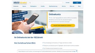 
                            7. Onlinekonto eröffnen: komfortables Online Banking bei der - 1822direkt