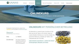 
                            2. Onlinekurs, Test & Prüfungen - Freiverkäufliche Arzneimittel