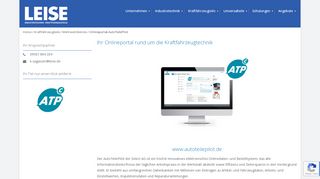 
                            2. Onlineportal-AutoTeilePilot | LEISE.DE