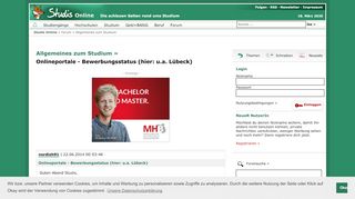 
                            8. Onlineportale - Bewerbungsstatus (hier: u.a. Lübeck) - Forum ...