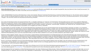 
                            11. OnlineRechtsBeratung - JuraWiki.de