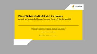 
                            2. Onlineservice für Strom und Gas | Econsum GmbH