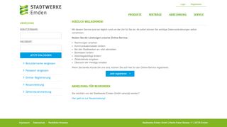 
                            9. OnlineService - Stadtwerke Emden | wi bi uns