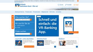
                            4. OnlineService - VR Bank Ostholstein Nord - Plön eG