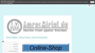 
                            4. OnlineShop - amresmiriel.de A.M.Künstler-Event-Agentur Gröschner