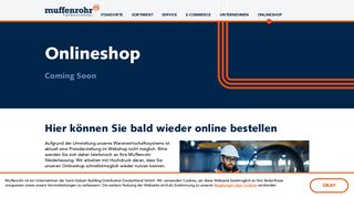 
                            6. Onlineshop - Muffenrohr Tiefbauhandel GmbH