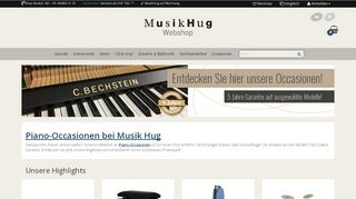 
                            11. Onlineshop von Musik Hug | Musikwelt online entdecken!