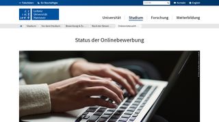 
                            1. Onlinestatusabfrage – Leibniz Universität Hannover