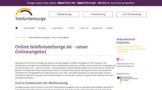 
                            7. Online.telefonseelsorge.de - unser Onlineangebot | TelefonSeelsorge ...