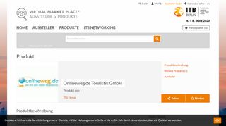 
                            6. Onlineweg.de Touristik GmbH: TSS Group - ITB Berlin - Produkt