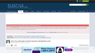 
                            5. only my computer cannot access mangahere.com - Am I infected? What ...