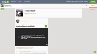 
                            12. 'onlyfans, free, account login, onlyfans' in Tokens Hack | Scoop.it